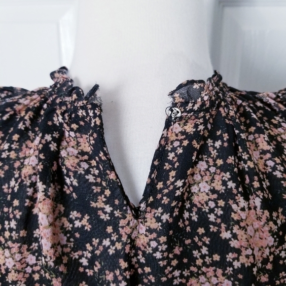 Nwot Generation Love High Neck Floral Top - Picture 9 of 13